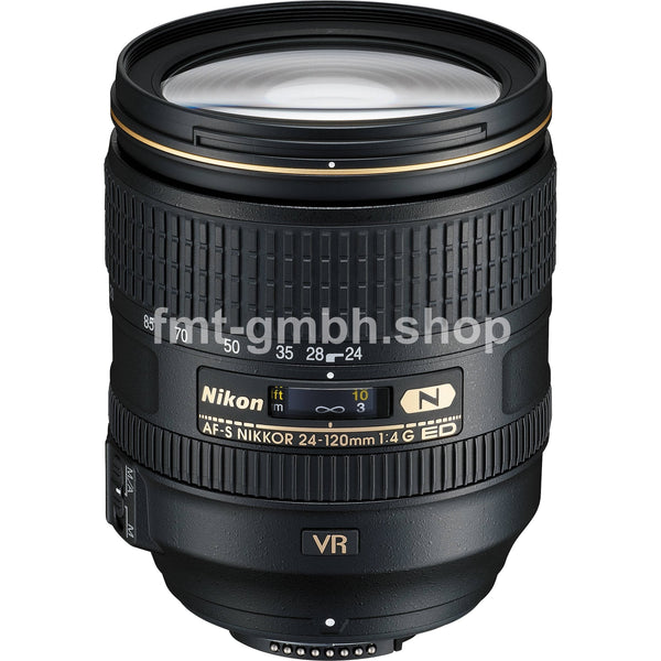 Nikon AF-S 24-120mm 1:4G ED VR Objektiv (77 mm Filtergewinde) inkl. HB-53
