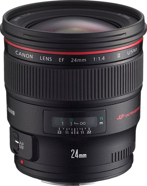 Canon EF 24mm F1.4 L II USM Objektiv (77mm Filtergewinde) schwarz
