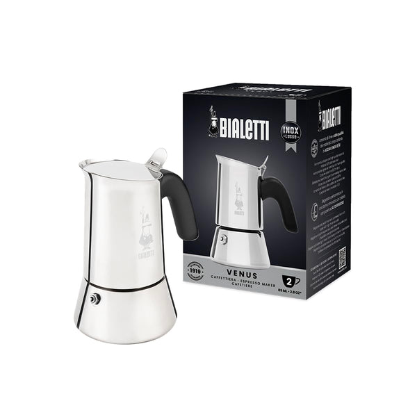 Bialetti - Espressomaschine aus Edelstahl, Aluminium, silber