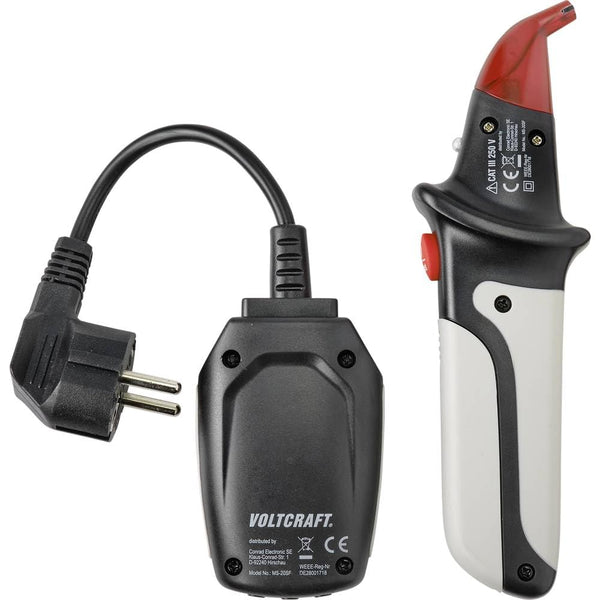 VOLTCRAFT MS-20SF Sicherungsfinder I Steckdosentester I 230 V/AC