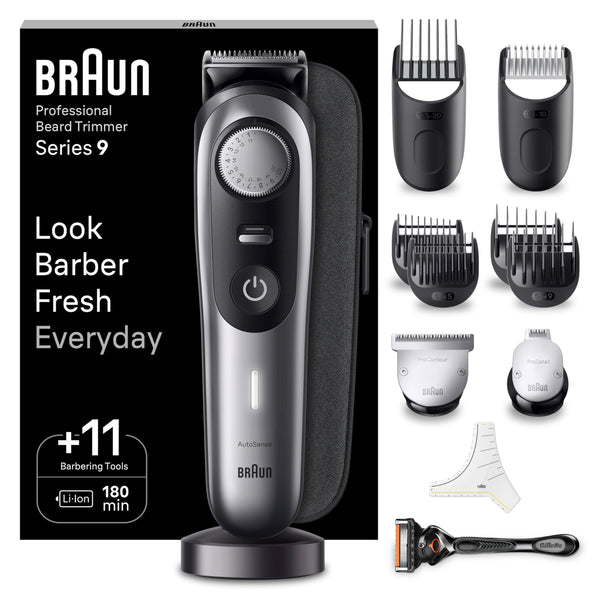 Braun Barttrimmer Series 9, Bartschneider und Trimmer Herren, BT9440